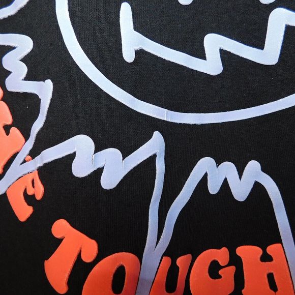 PacSun Puff Print Tee Shirt Adult L Live Now x Cry Later Black Short Sleeve Logo - Picture 8 of 9